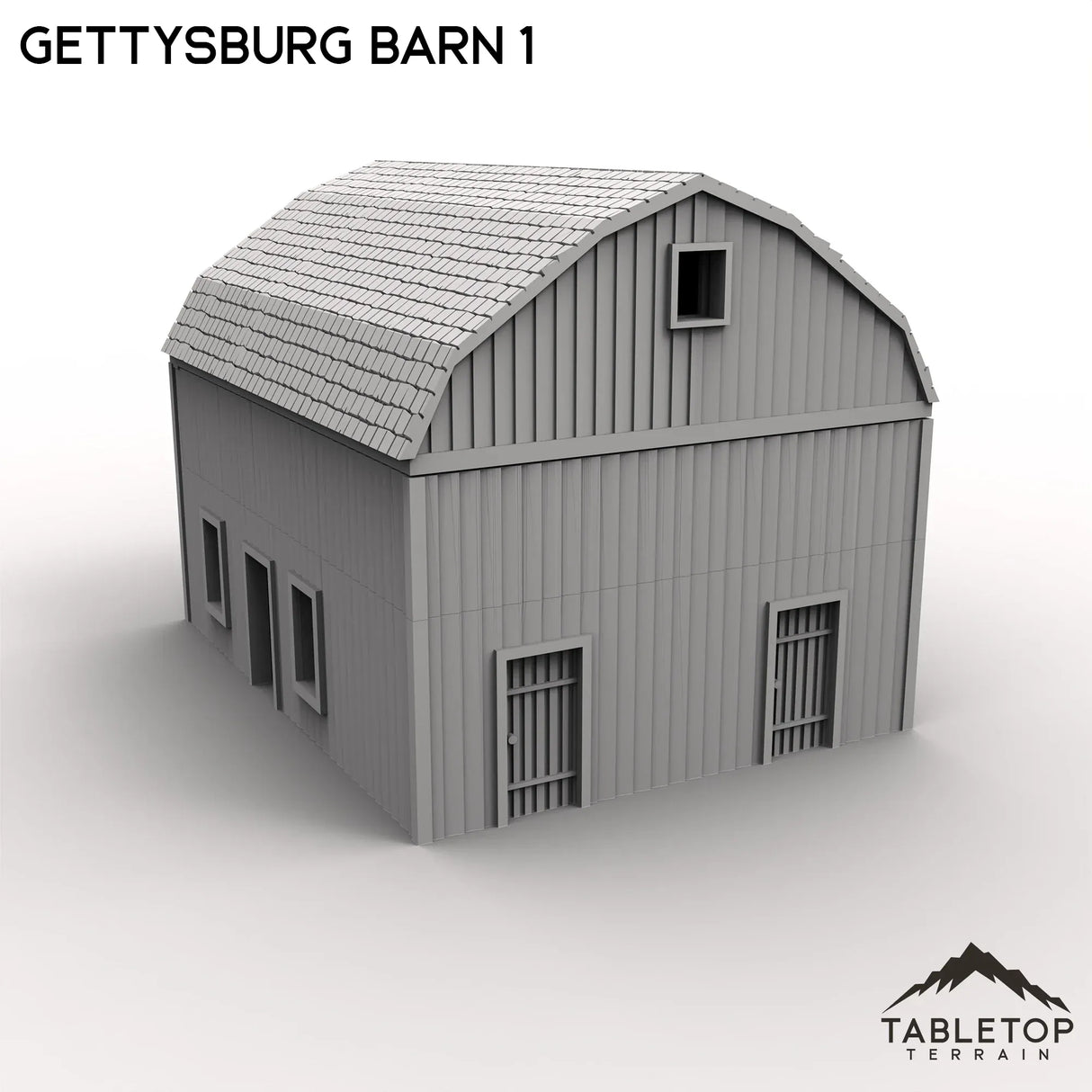 Tabletop Terrain Building Gettysburg Barn 1