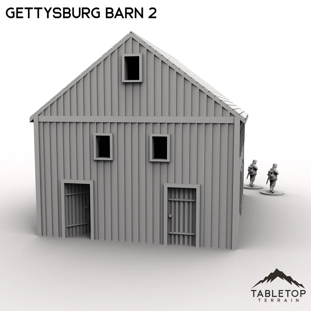 Tabletop Terrain Building Gettysburg Barn 2