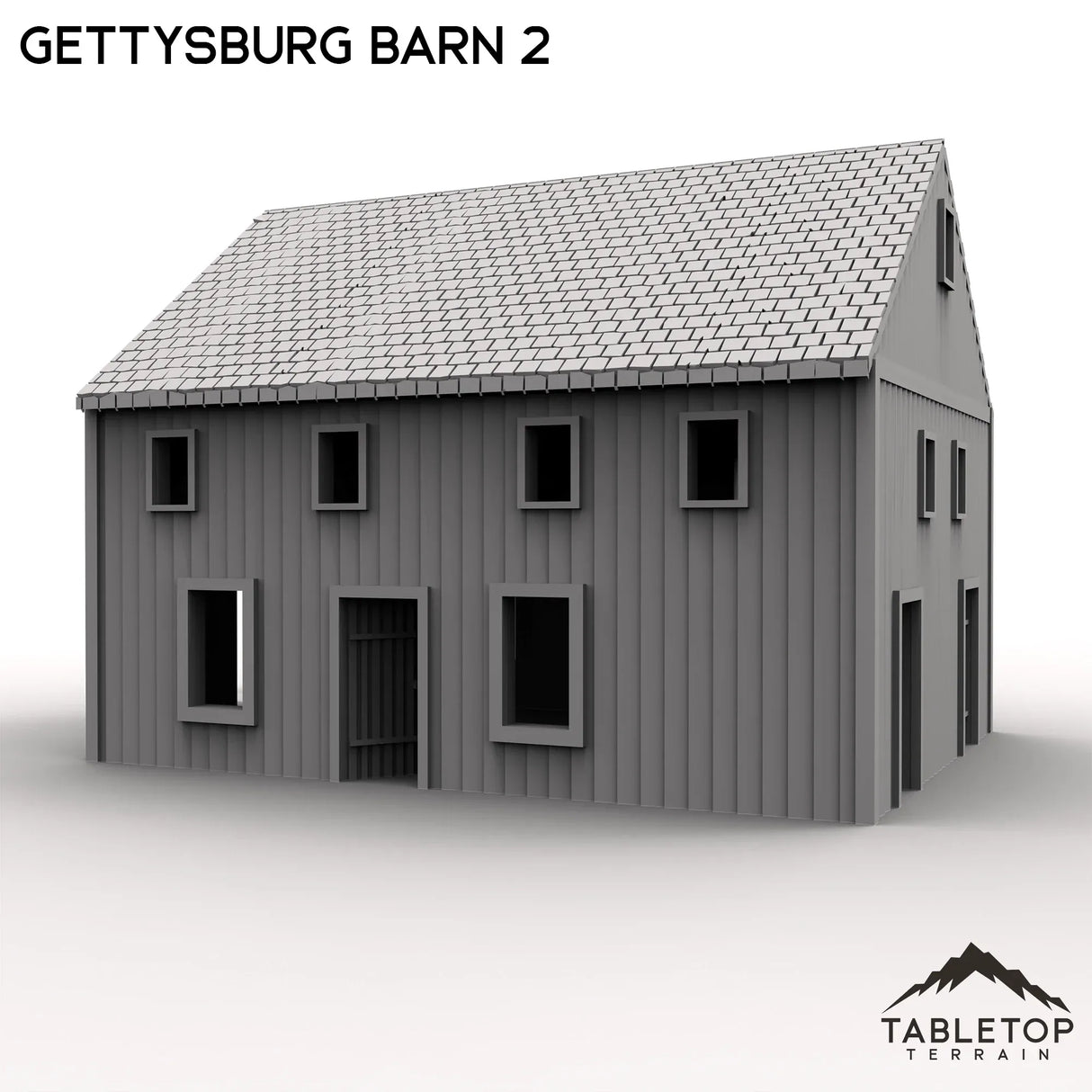 Tabletop Terrain Building Gettysburg Barn 2