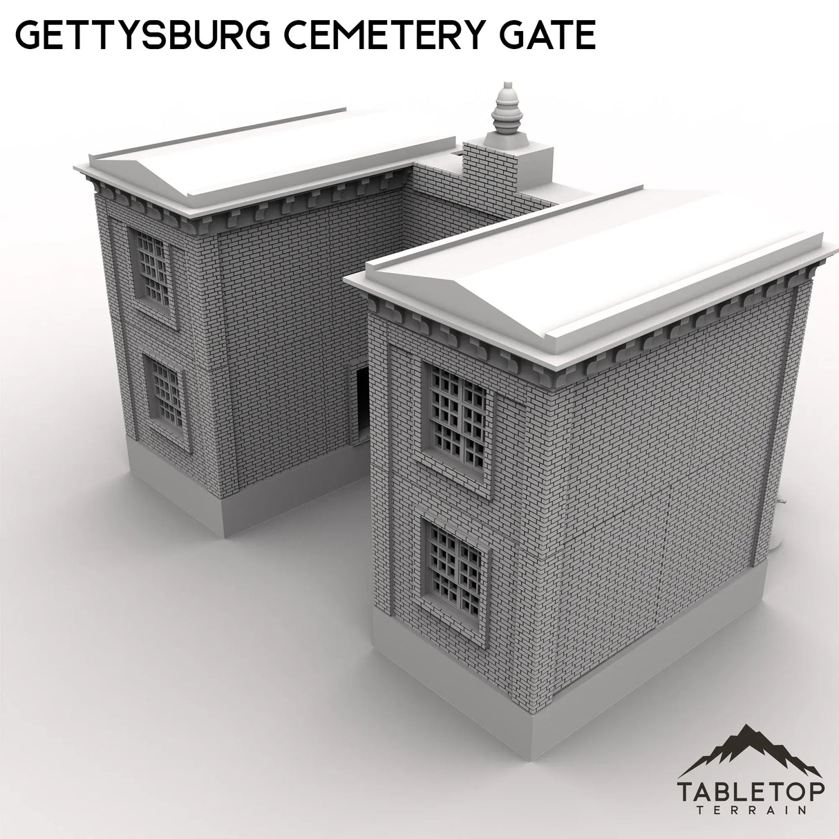 Tabletop Terrain Building Gettysburg Cemetery Gate