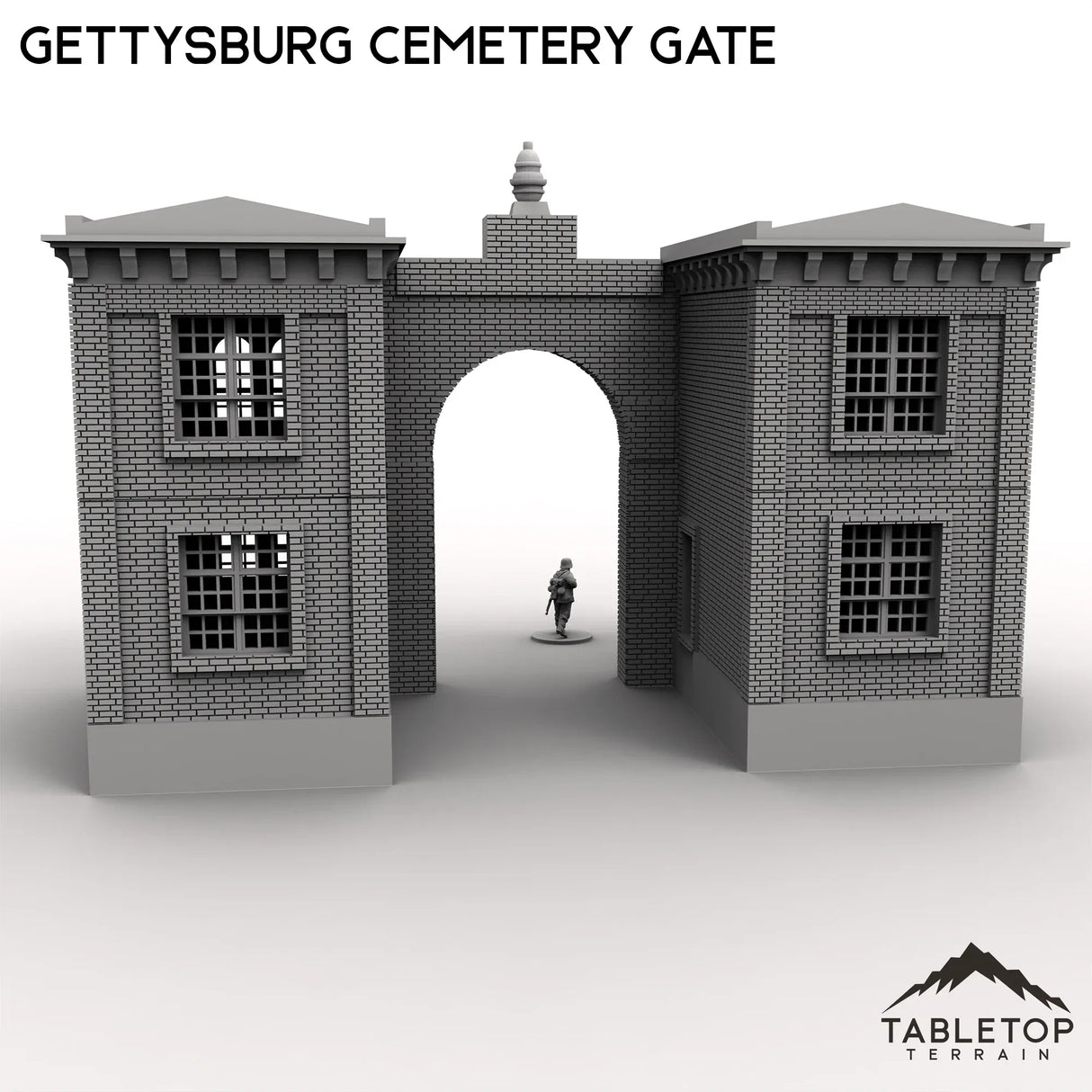 Tabletop Terrain Building Gettysburg Cemetery Gate