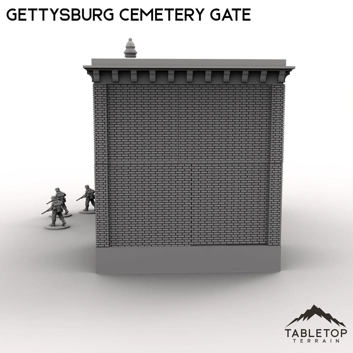 Tabletop Terrain Building Gettysburg Cemetery Gate