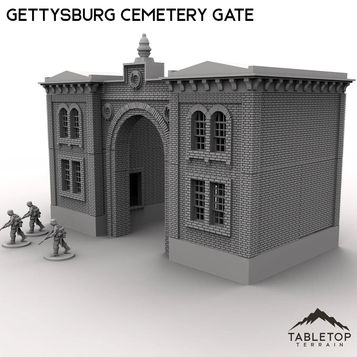 Tabletop Terrain Building Gettysburg Cemetery Gate