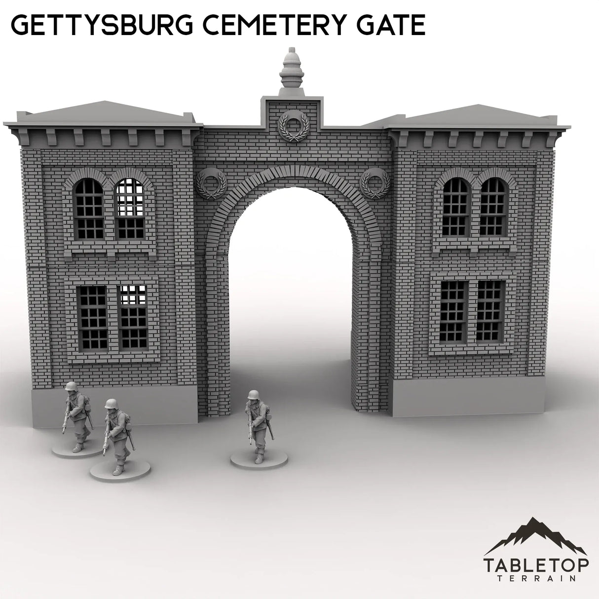 Tabletop Terrain Building Gettysburg Cemetery Gate