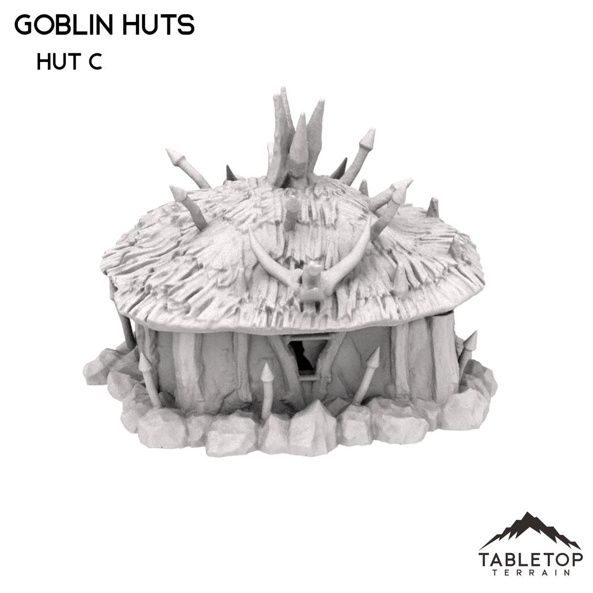 Tabletop Terrain Building Goblin Huts