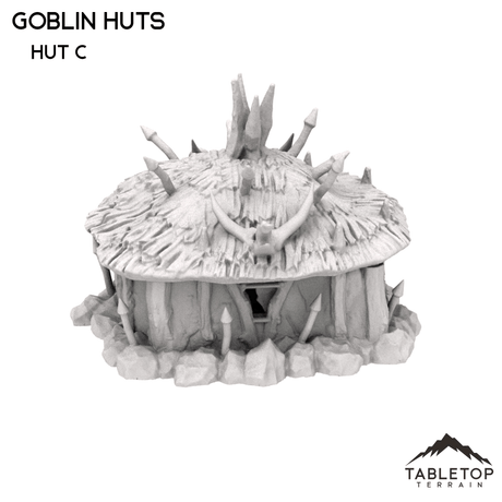 Tabletop Terrain Building Goblin Huts