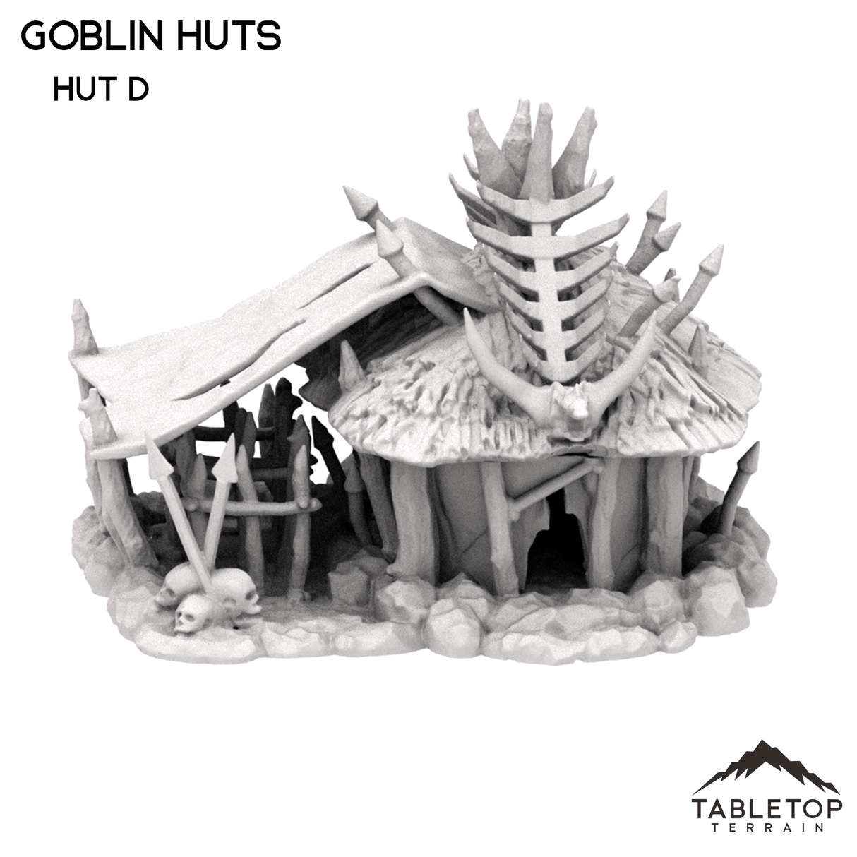 Tabletop Terrain Building Goblin Huts