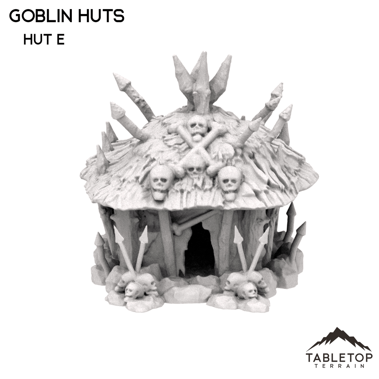 Tabletop Terrain Building Goblin Huts