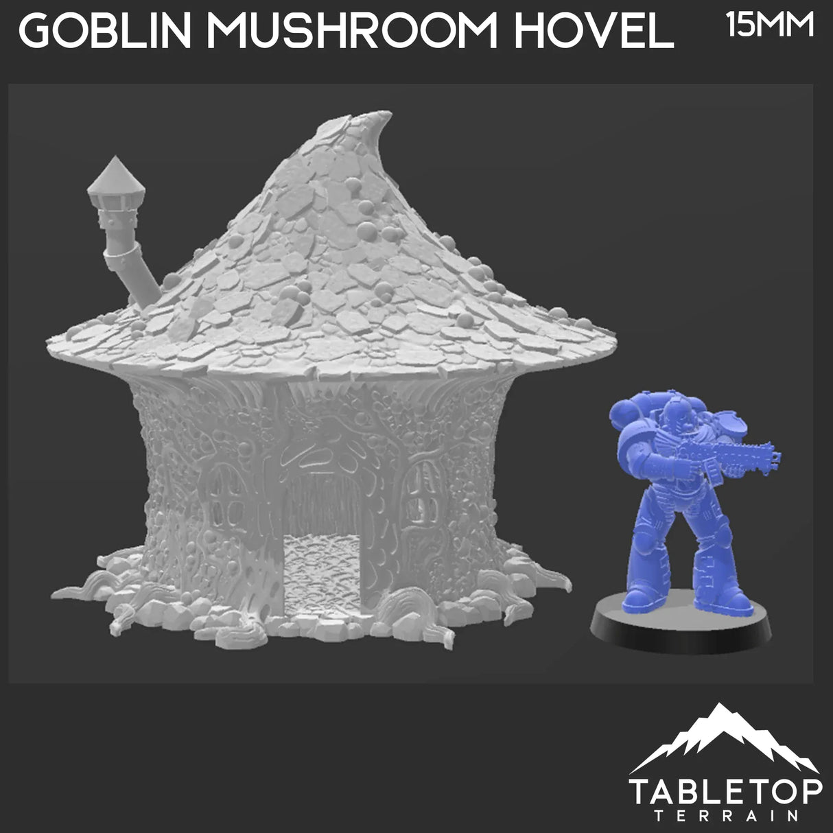 Tabletop Terrain Building Goblin Mushroom Hovel - Fantasy Building