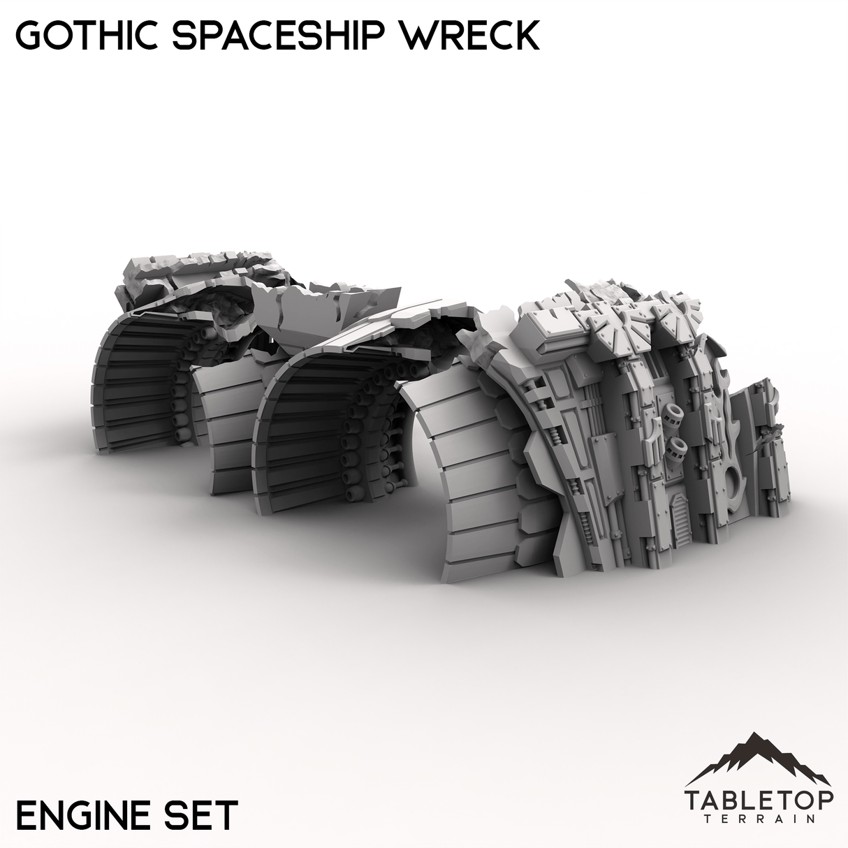 Tabletop Terrain Building Gothic Spaceship Wreck
