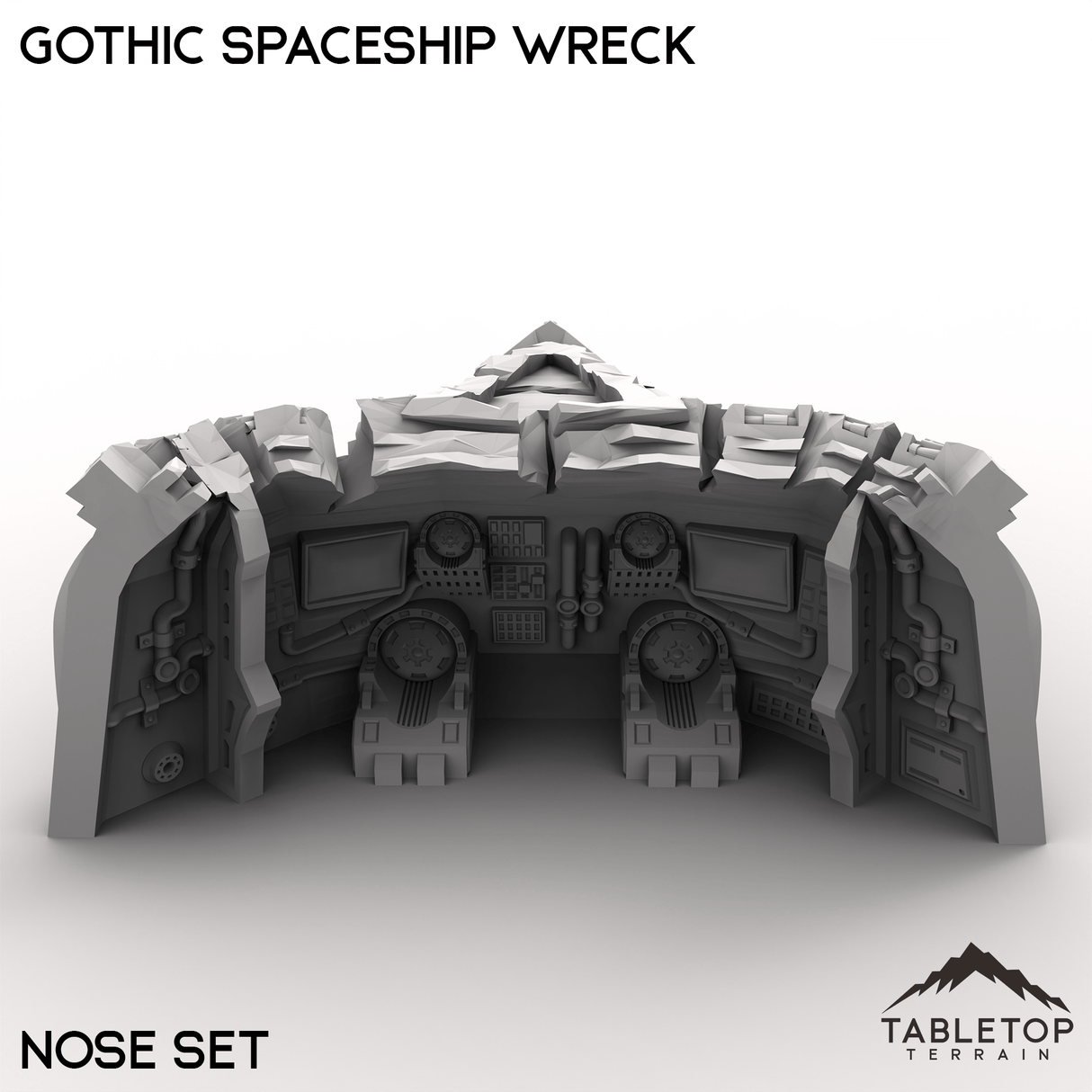 Tabletop Terrain Building Gothic Spaceship Wreck
