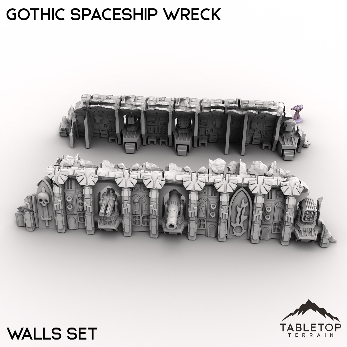 Tabletop Terrain Building Gothic Spaceship Wreck