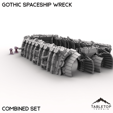 Tabletop Terrain Building Gothic Spaceship Wreck