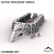 Tabletop Terrain Building Gothic Spaceship Wreck