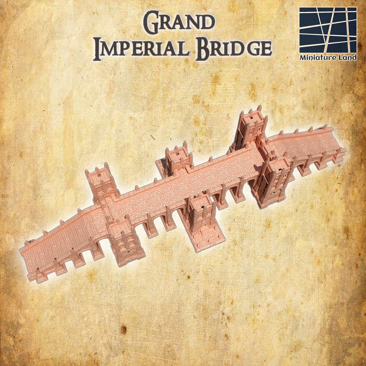 Tabletop Terrain Building Grand Imperial Bridge