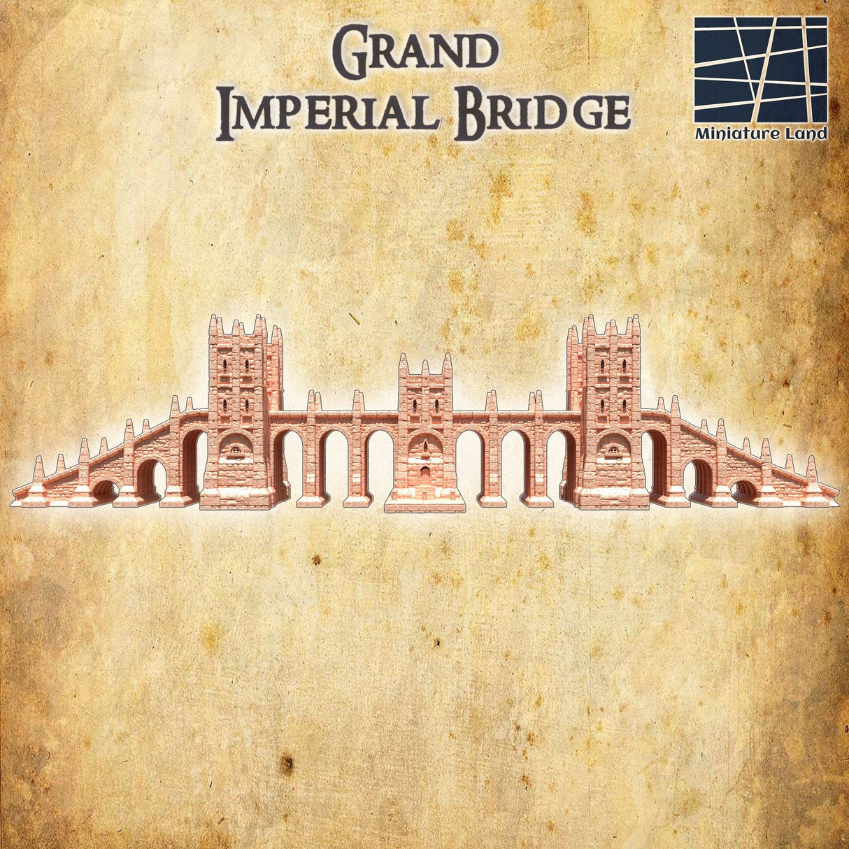 Tabletop Terrain Building Grand Imperial Bridge