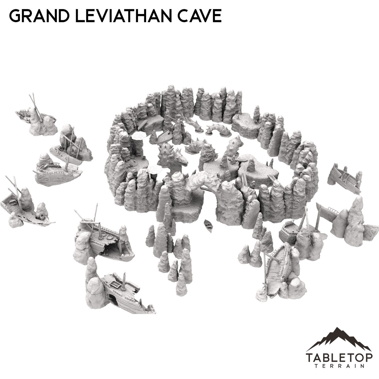 Tabletop Terrain Building Grand Leviathan Cave