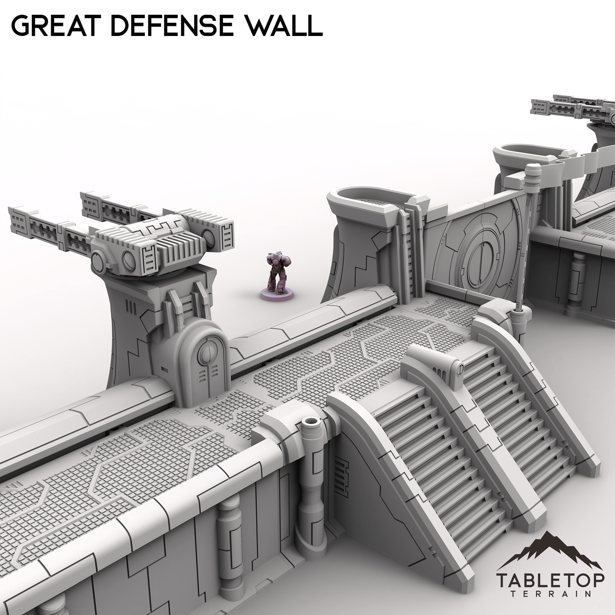 Tabletop Terrain Building Great Defense Wall