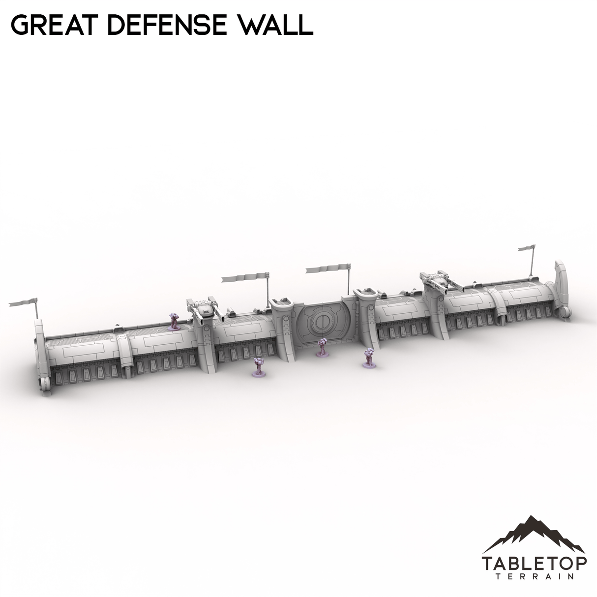 Tabletop Terrain Building Great Defense Wall