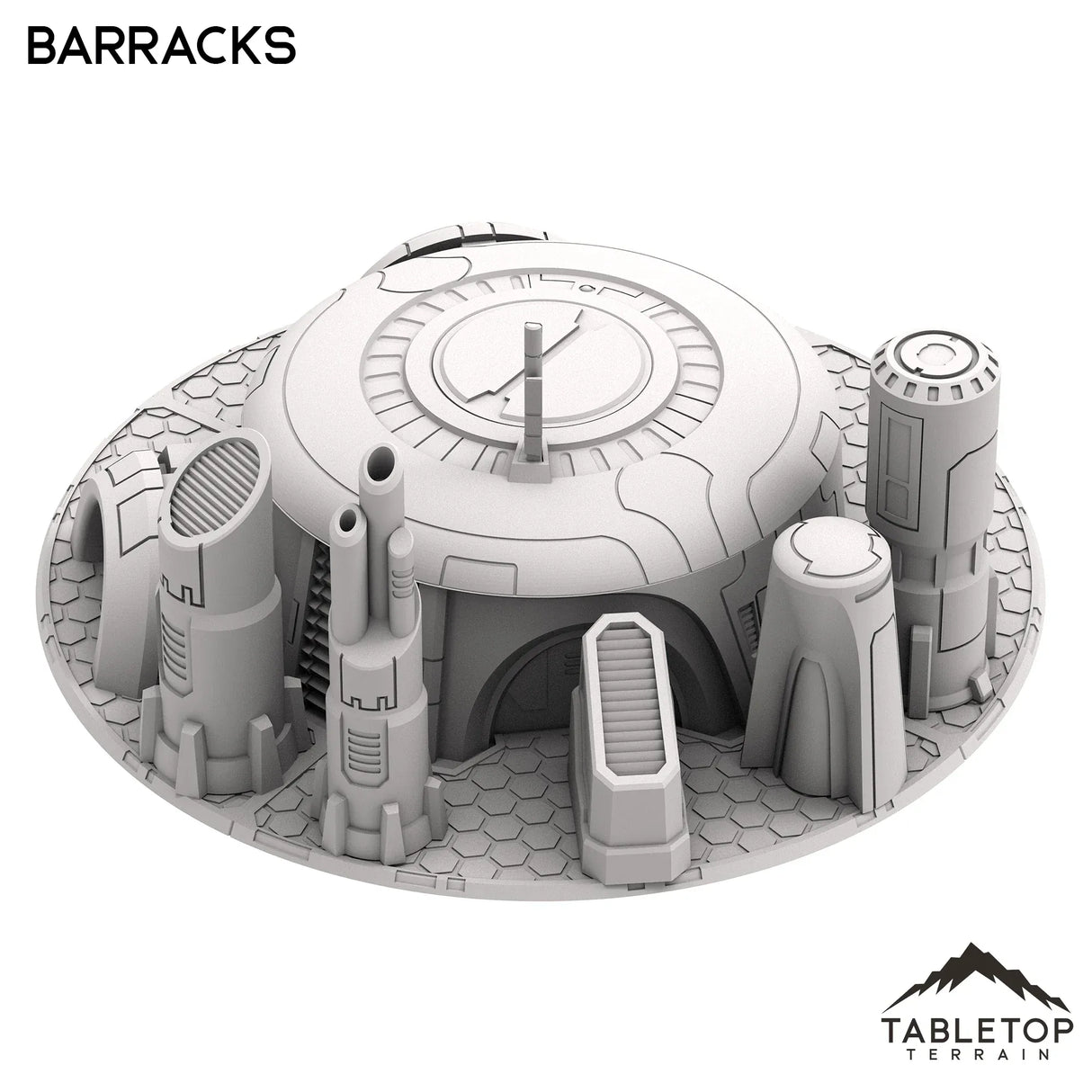 Tabletop Terrain Building Greater Good Barracks
