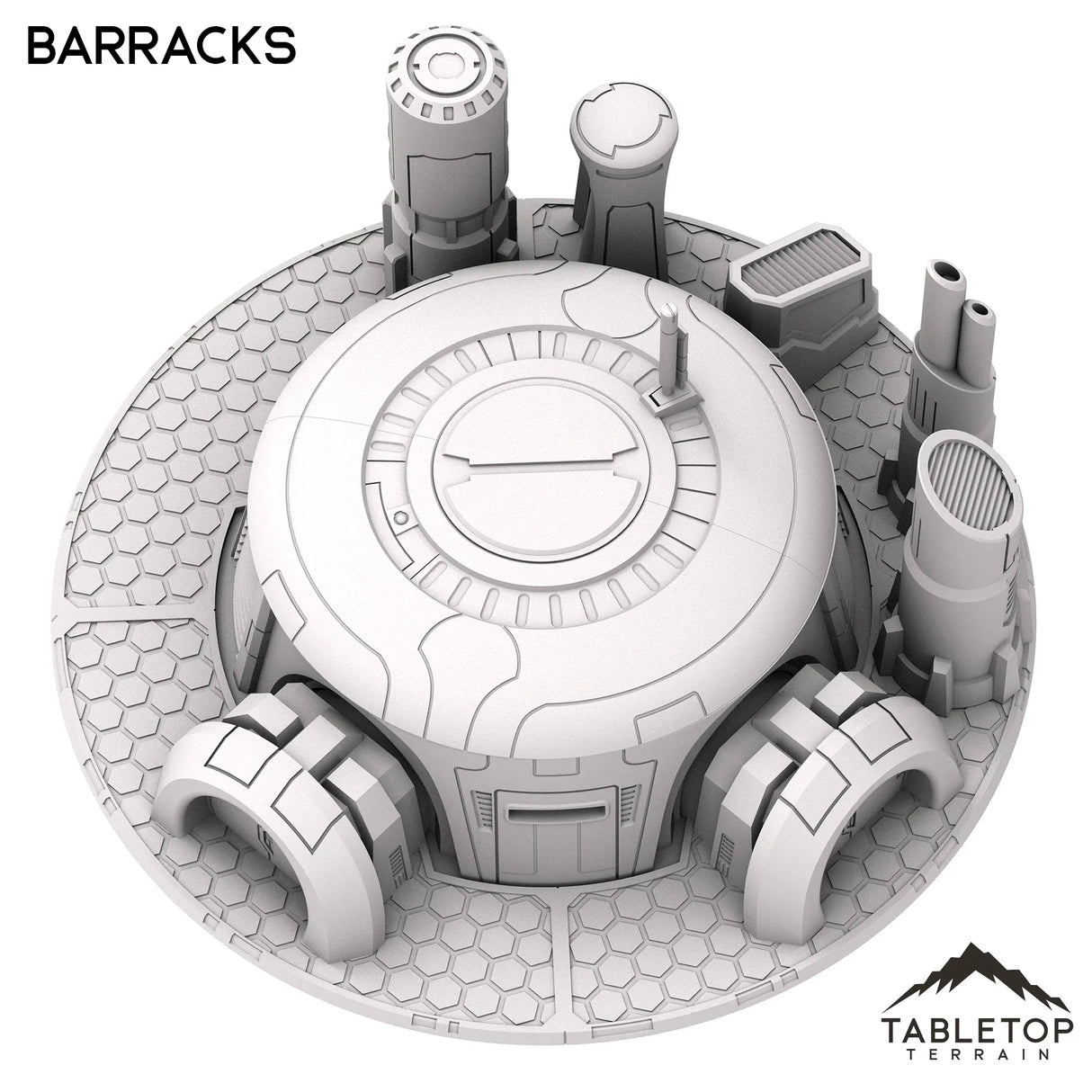 Tabletop Terrain Building Greater Good Barracks