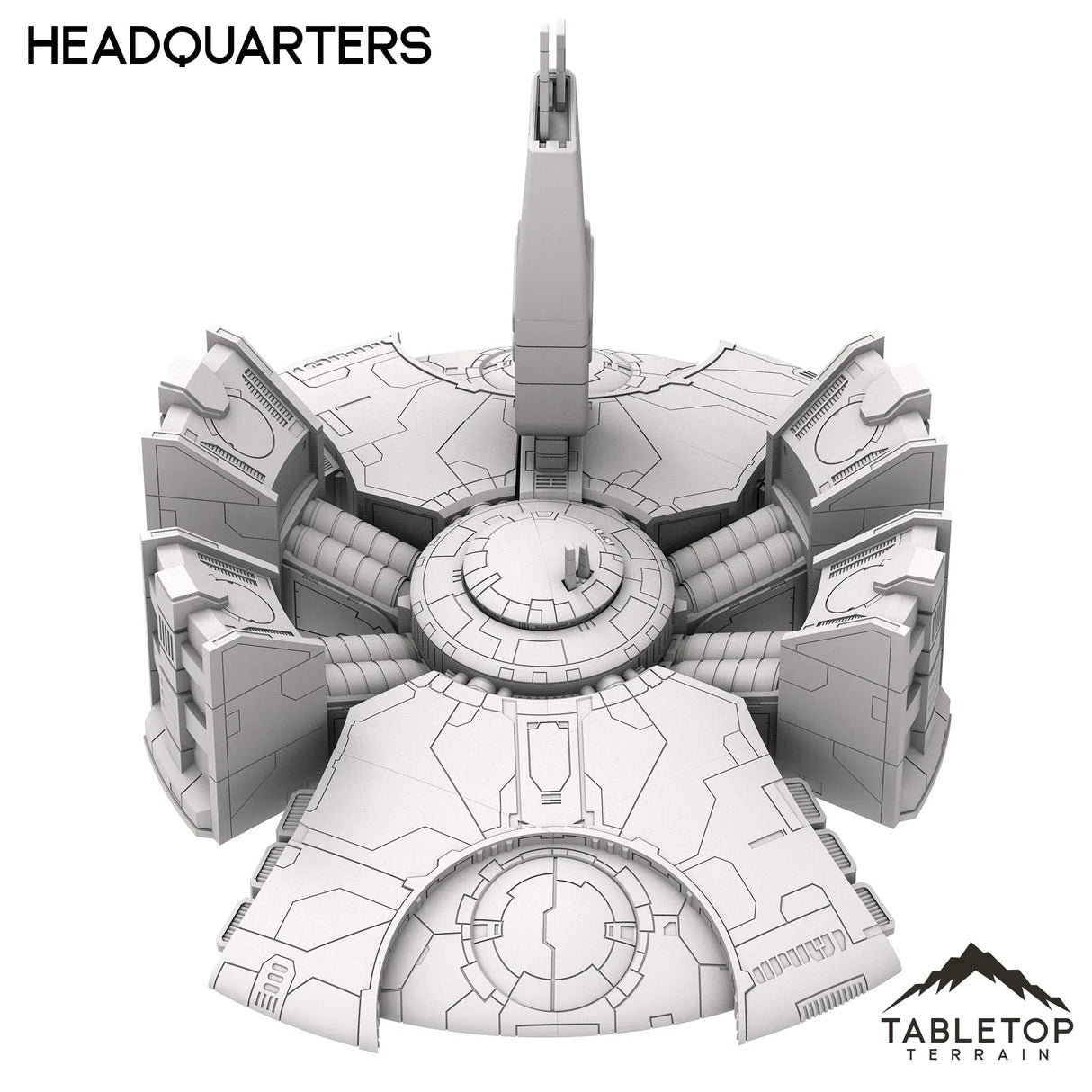 Tabletop Terrain Building Greater Good Headquarters
