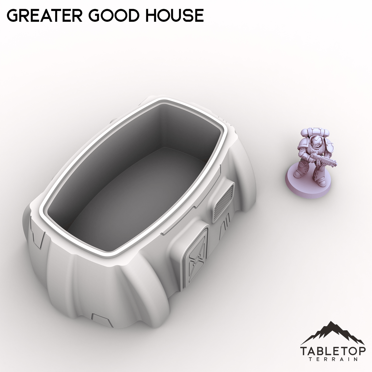 Tabletop Terrain Building Greater Good House