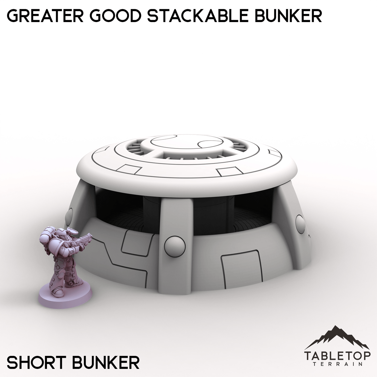 Tabletop Terrain Building Greater Good Stackable Bunker