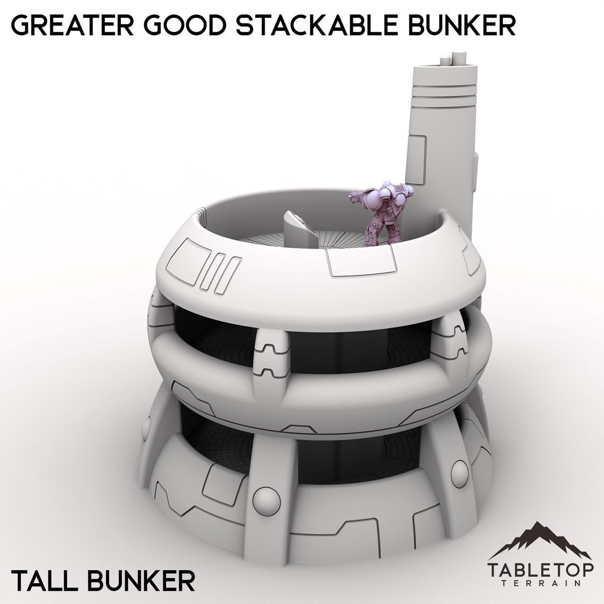 Tabletop Terrain Building Greater Good Stackable Bunker