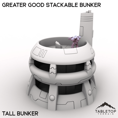 Tabletop Terrain Building Greater Good Stackable Bunker