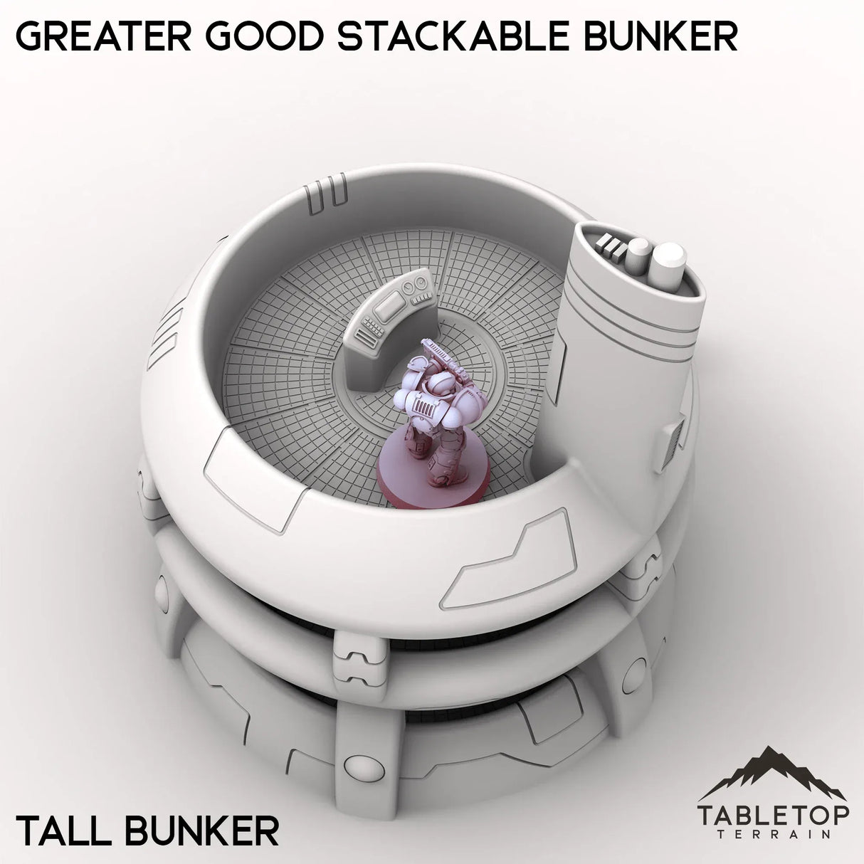 Tabletop Terrain Building Greater Good Stackable Bunker