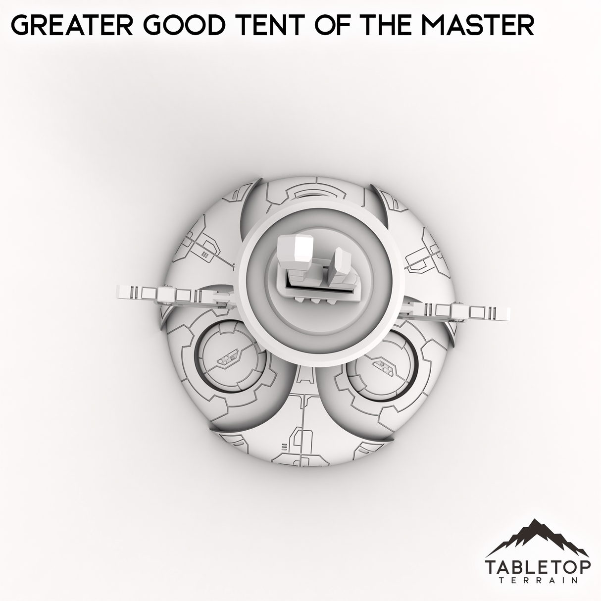 Tabletop Terrain Building Greater Good Tent of the Master