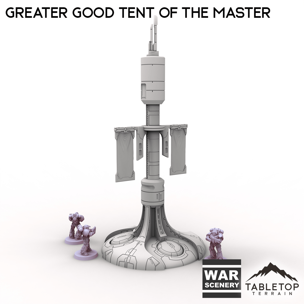 Tabletop Terrain Building Greater Good Tent of the Master
