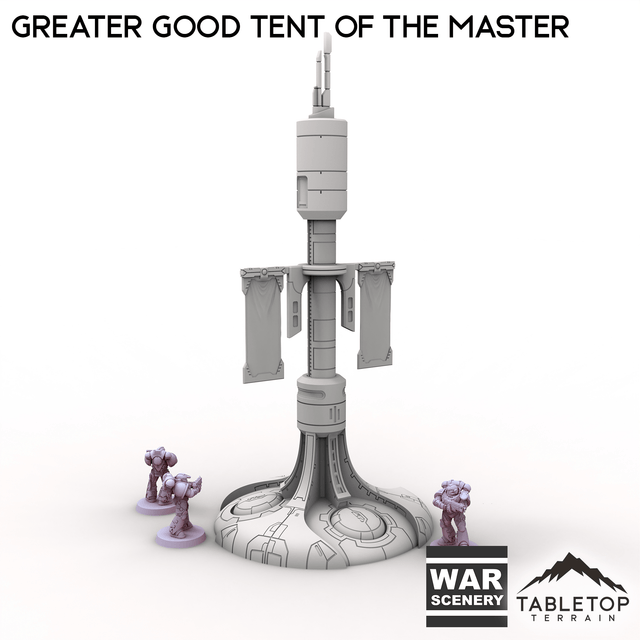 Tabletop Terrain Building Greater Good Tent of the Master