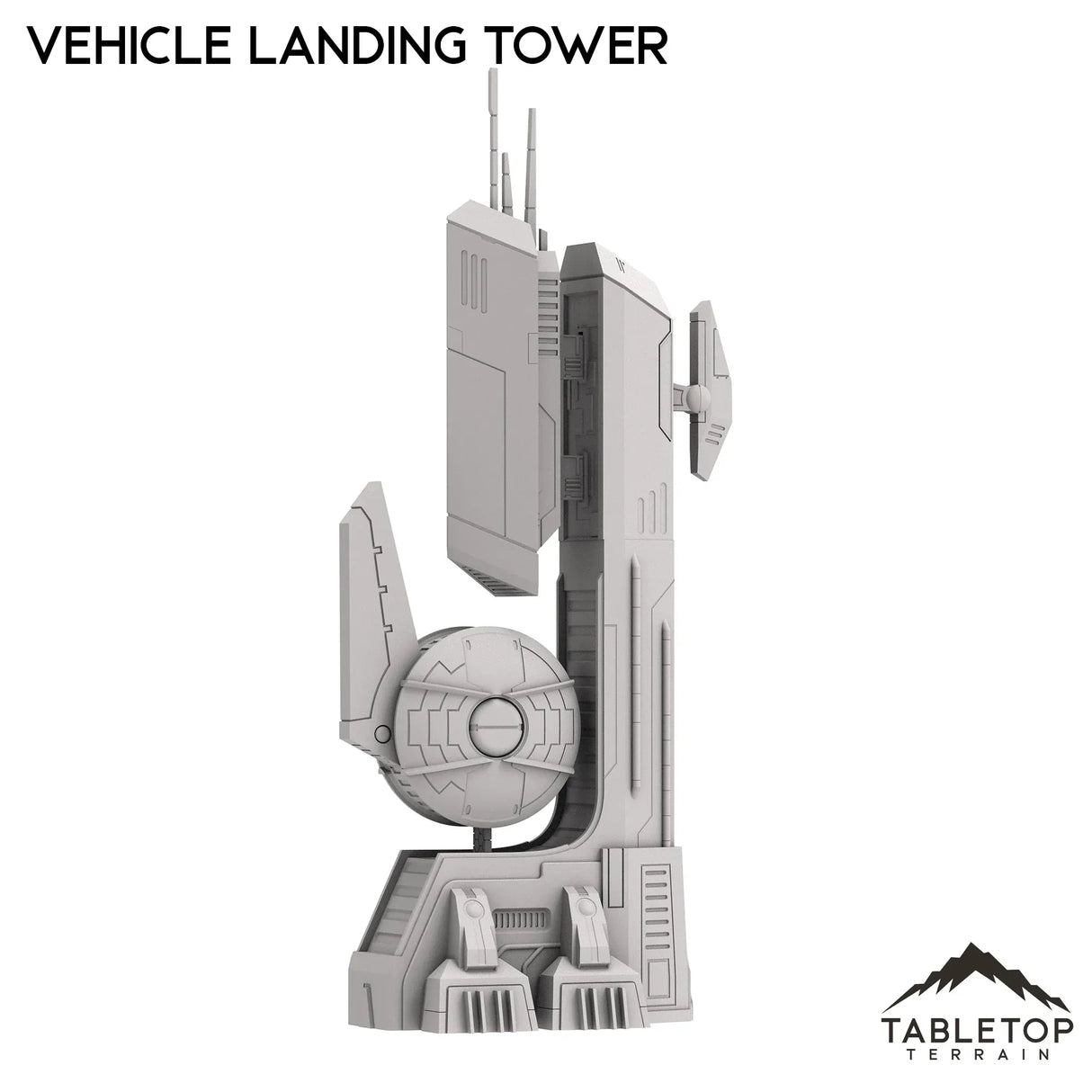 Tabletop Terrain Building Greater Good Vehicle Landing Tower