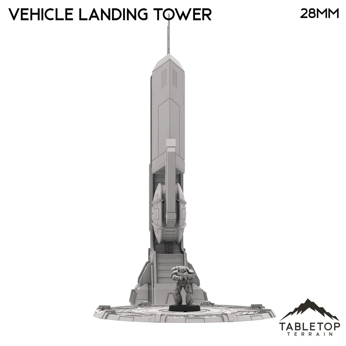 Tabletop Terrain Building Greater Good Vehicle Landing Tower