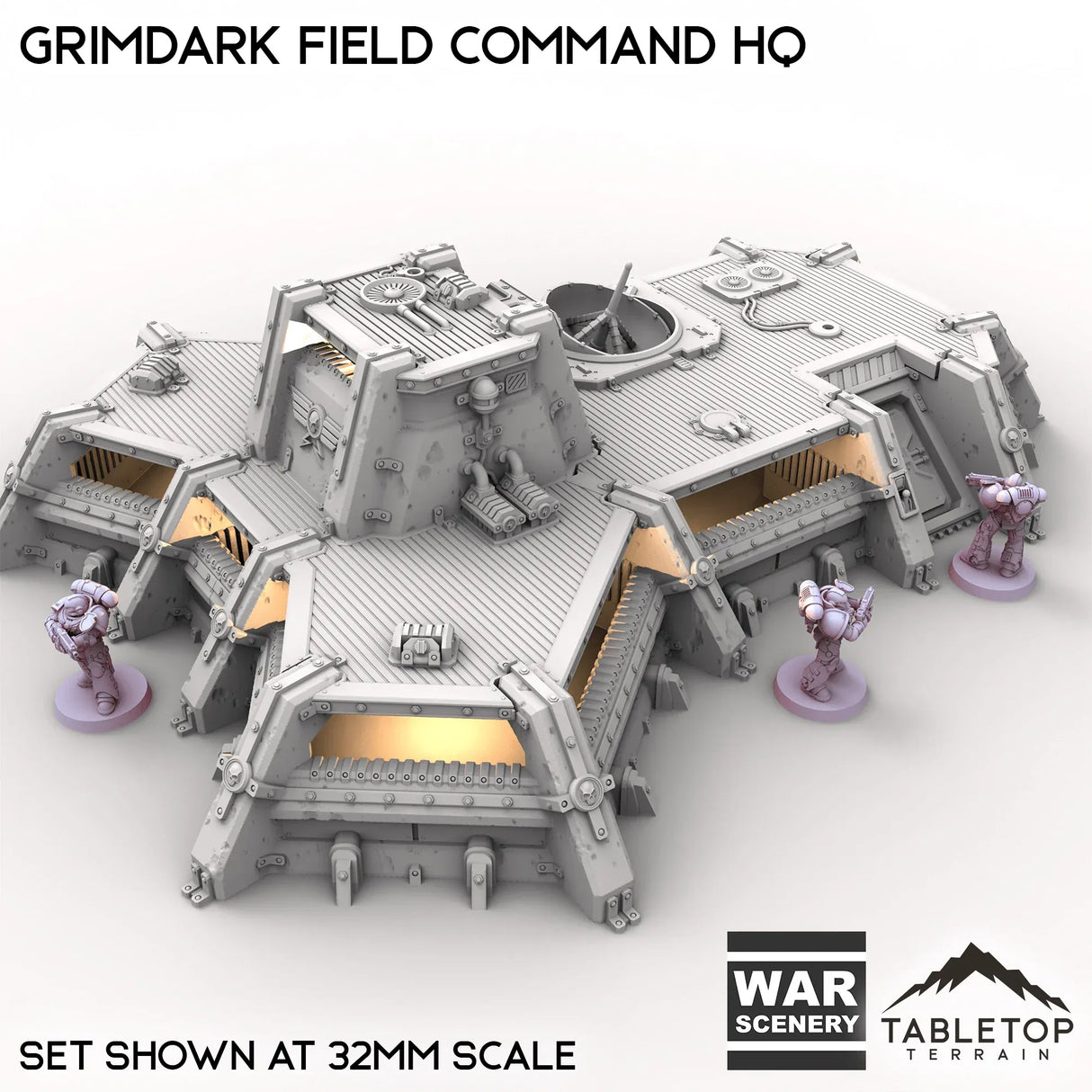 Tabletop Terrain Building Grimdark Field Command HQ
