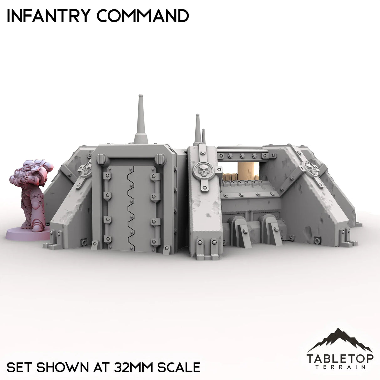Tabletop Terrain Building Grimdark Infantry Command