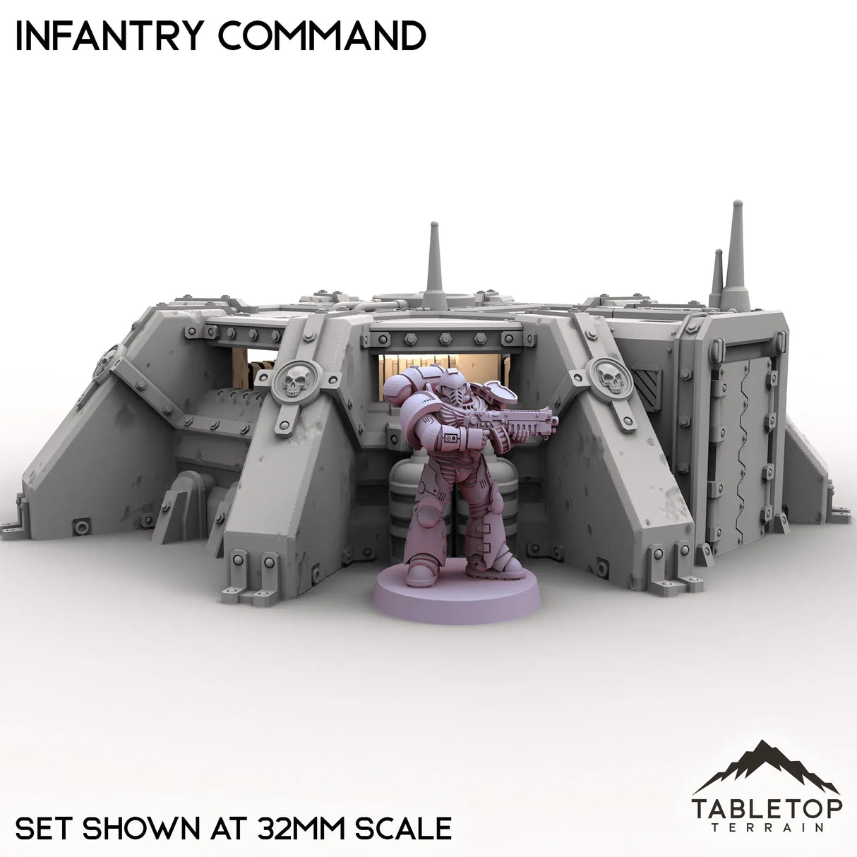 Tabletop Terrain Building Grimdark Infantry Command
