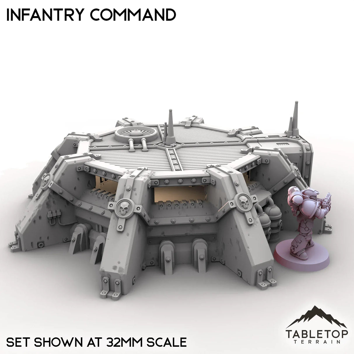 Tabletop Terrain Building Grimdark Infantry Command