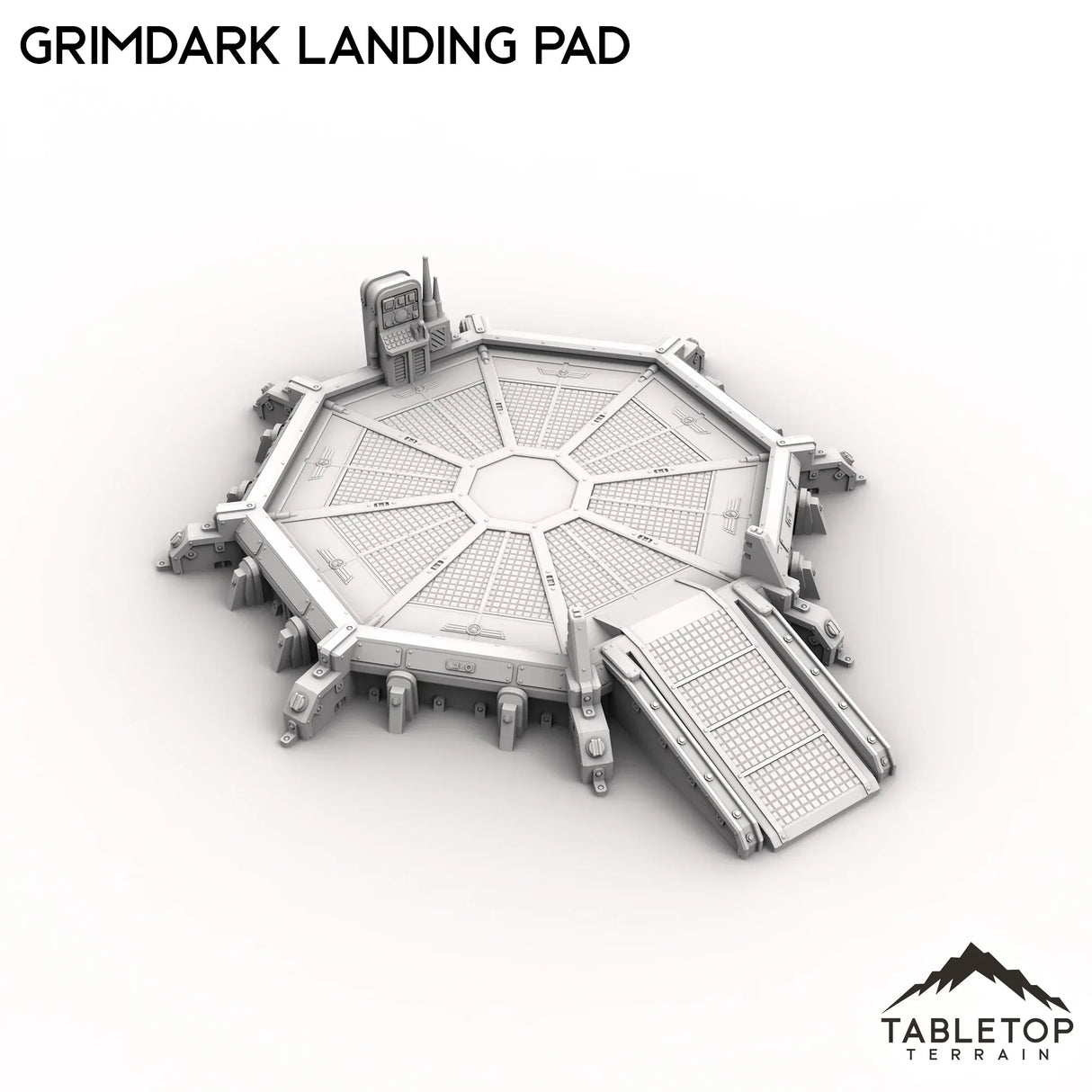 Tabletop Terrain Building Grimdark Landing Pad