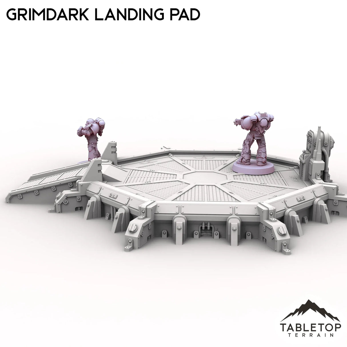 Tabletop Terrain Building Grimdark Landing Pad