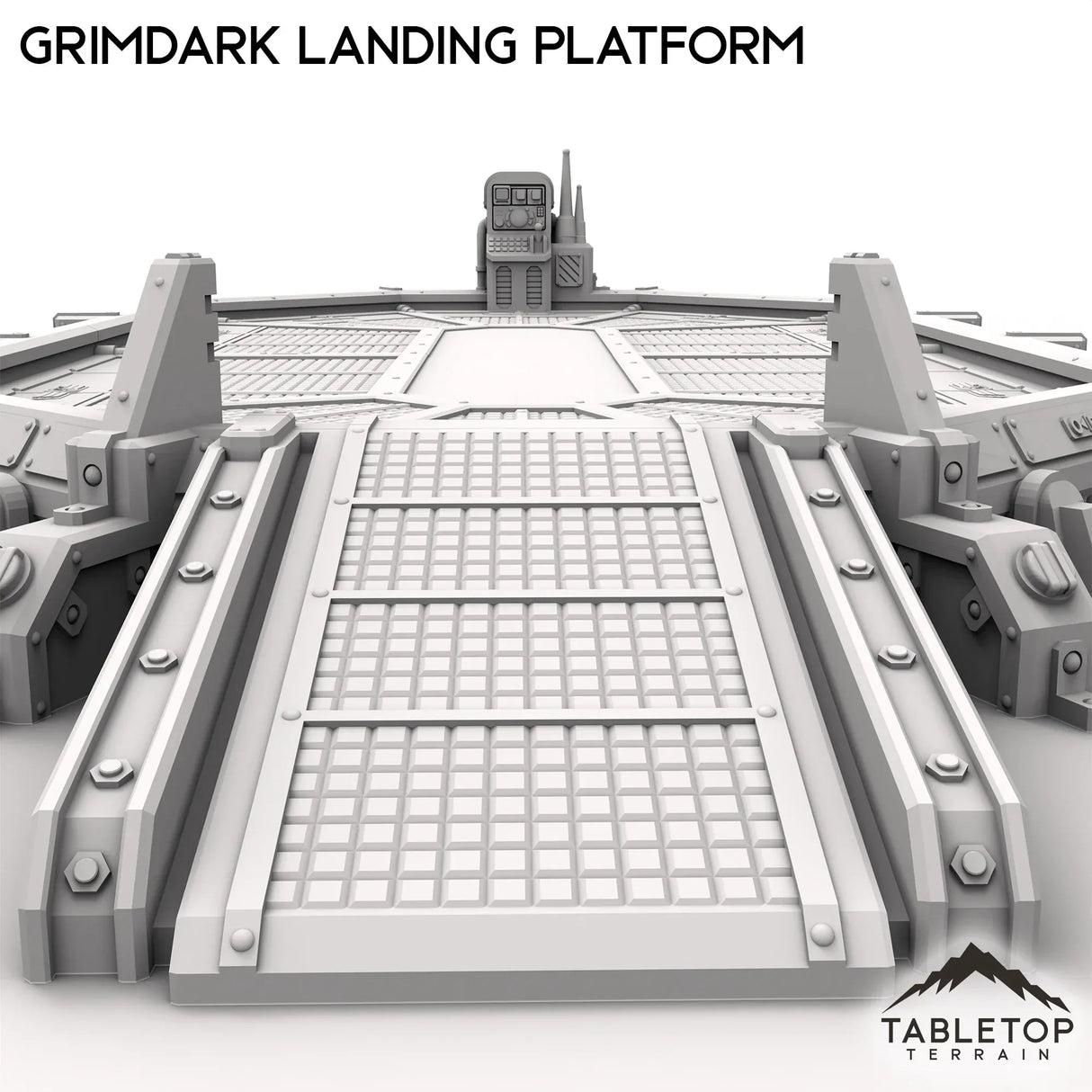 Tabletop Terrain Building Grimdark Landing Platform