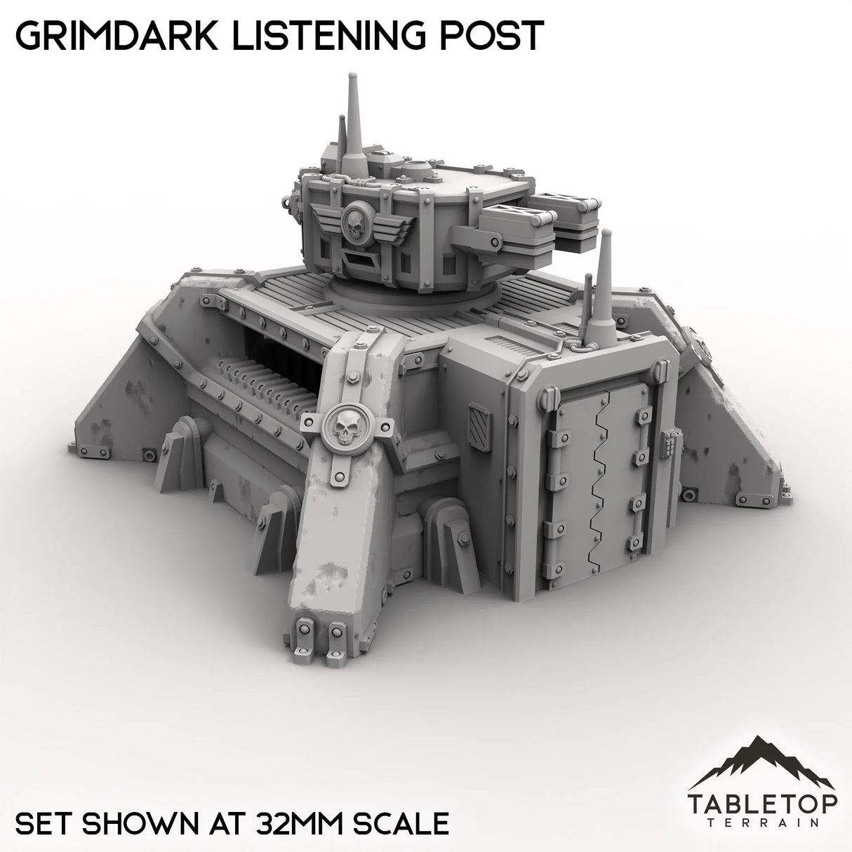 Tabletop Terrain Building Grimdark Listening Post