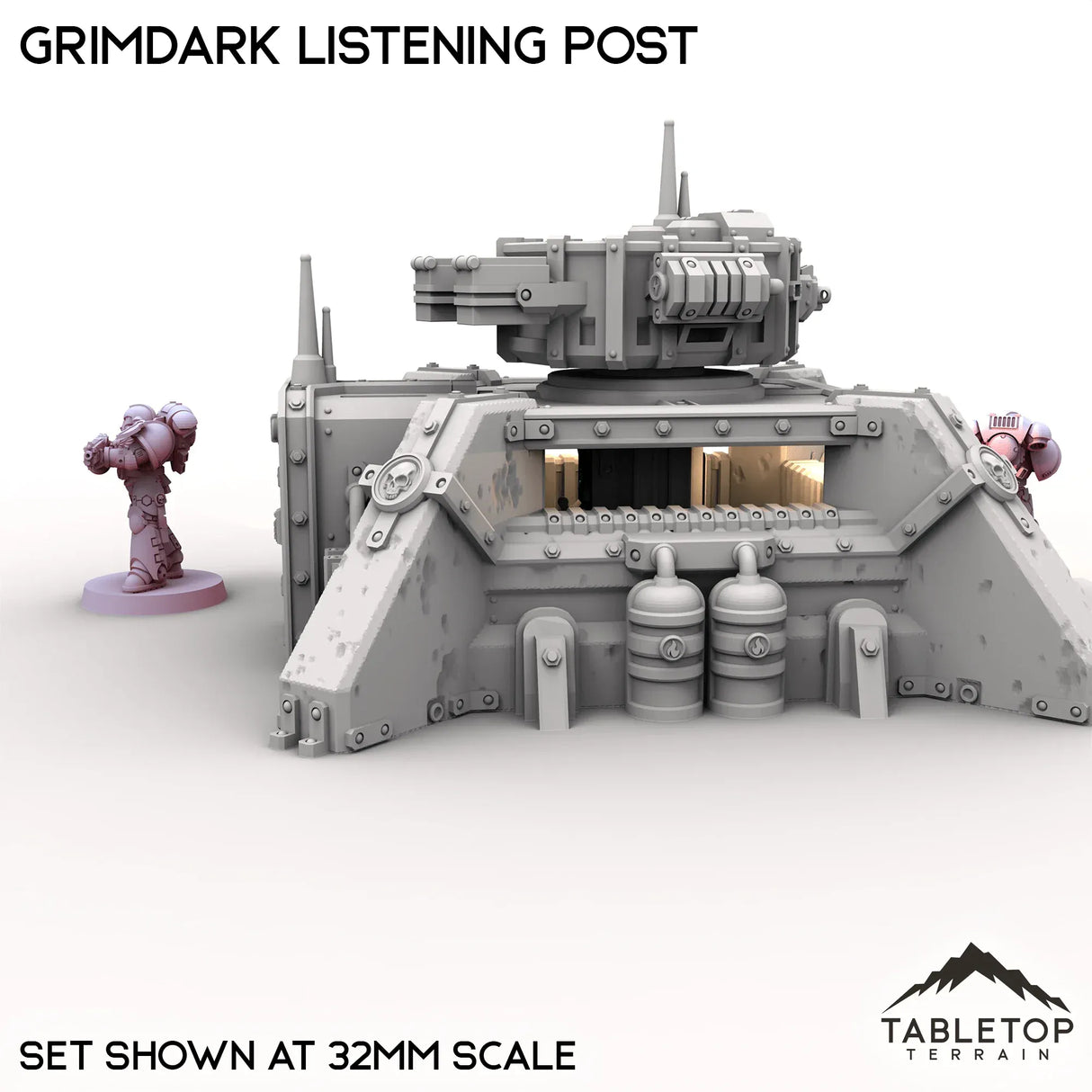 Tabletop Terrain Building Grimdark Listening Post
