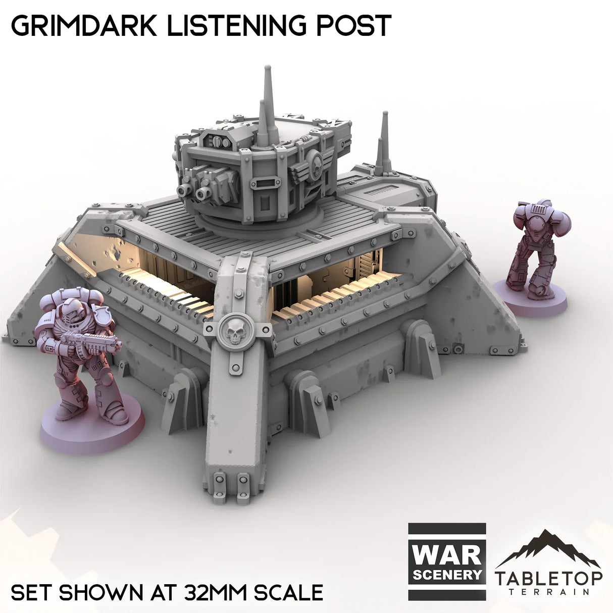 Tabletop Terrain Building Grimdark Listening Post