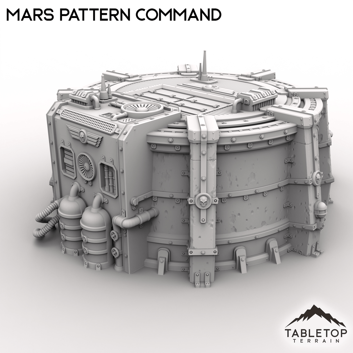 Tabletop Terrain Building Grimdark Mars Pattern Command Bunker