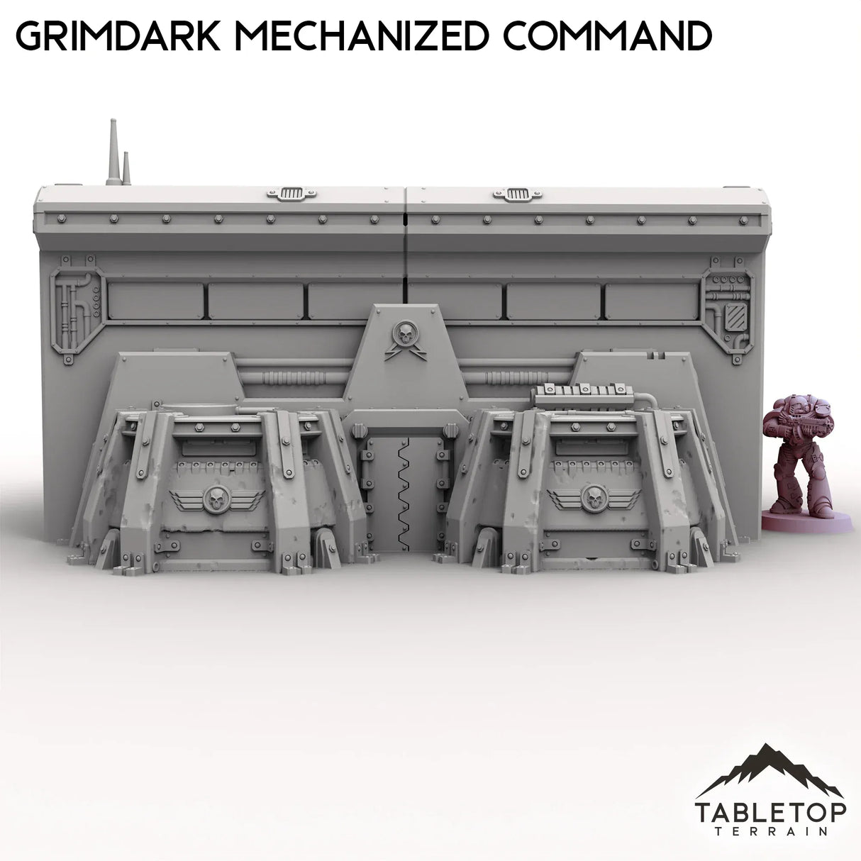 Tabletop Terrain Building Grimdark Mechanized Command