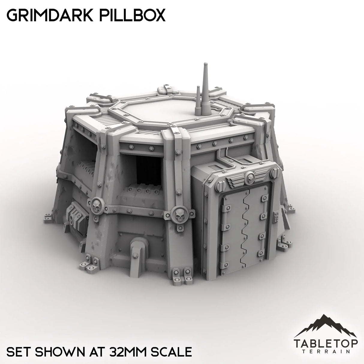 Tabletop Terrain Building Grimdark Pillbox