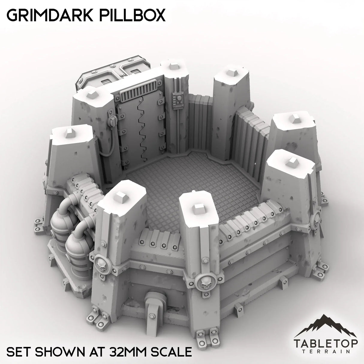 Tabletop Terrain Building Grimdark Pillbox